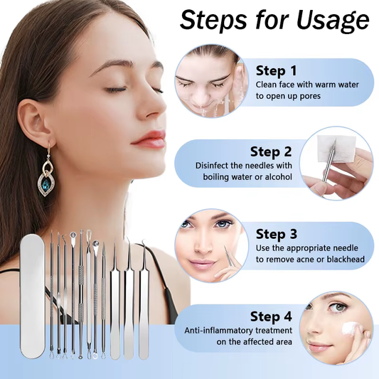 Miitina Blackhead & Comedone Tool Set