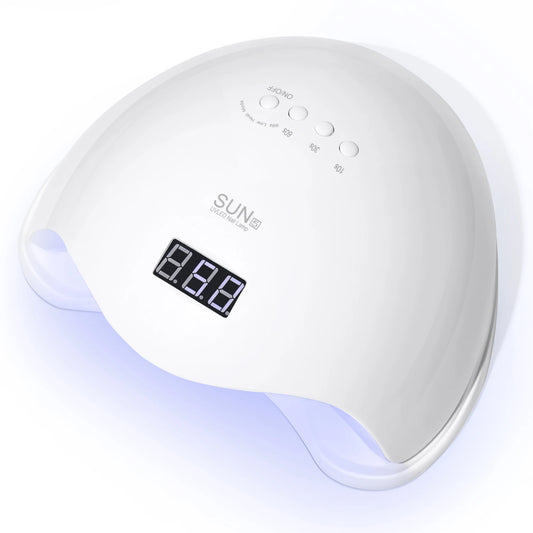 YIKOOLIN UV LED Nail Lamp 48W for Professional Saloon Fast Nail Gel Dryer with 4 Timers Automatic Sensor LCD Display