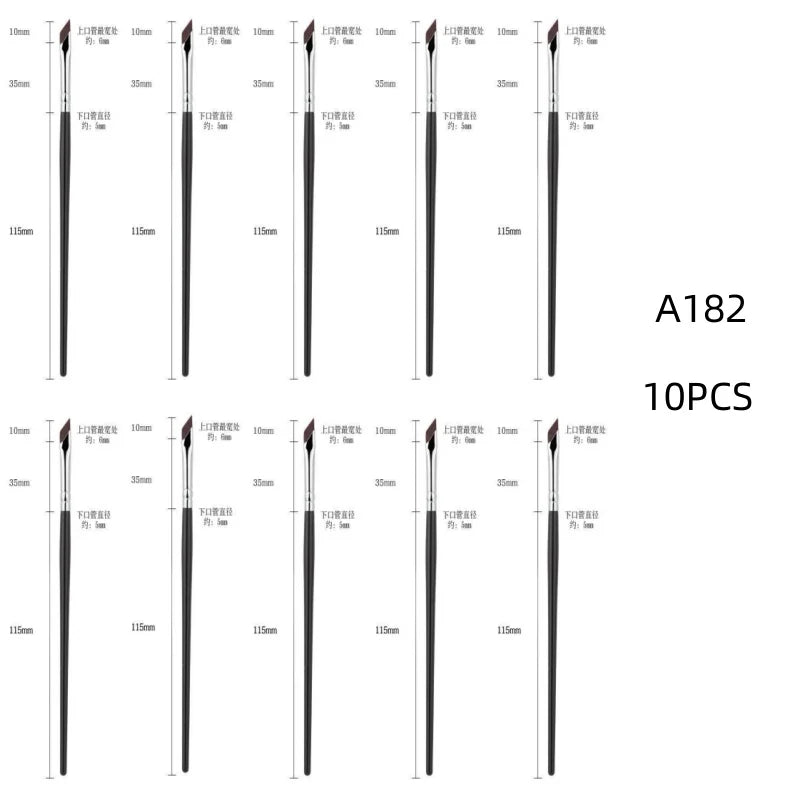 Upgrade Blade Eyeliner Brush Ultra Thin Fine Angle Flat Eyebrow Brush Liner Brow Place Makeup Brush Precise Detail Brush