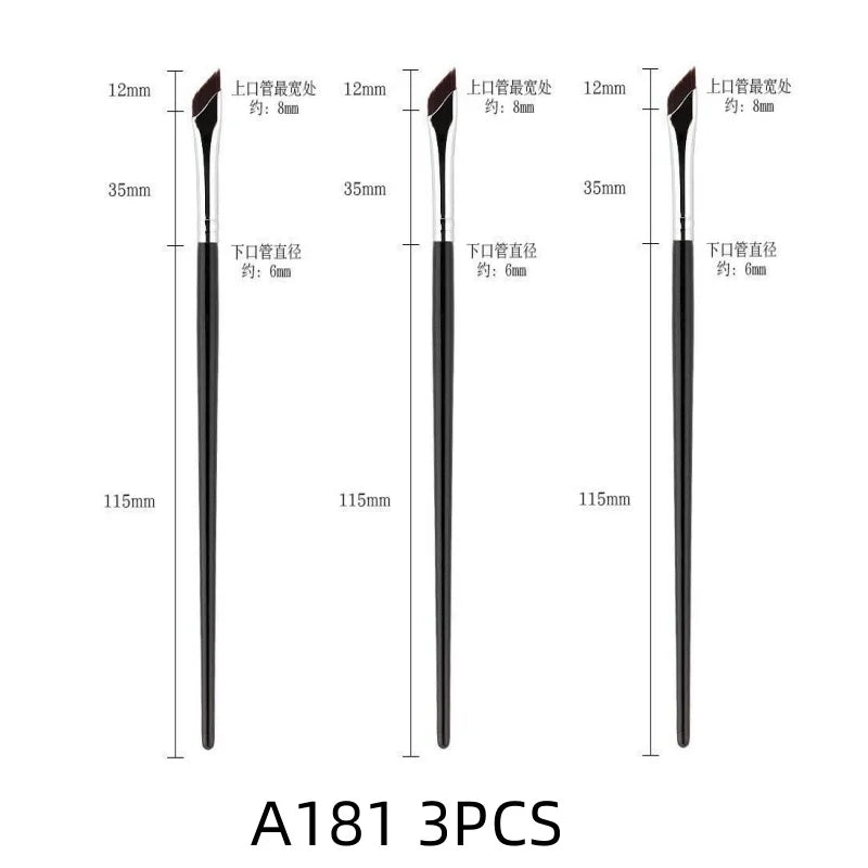 Upgrade Blade Eyeliner Brush Ultra Thin Fine Angle Flat Eyebrow Brush Liner Brow Place Makeup Brush Precise Detail Brush