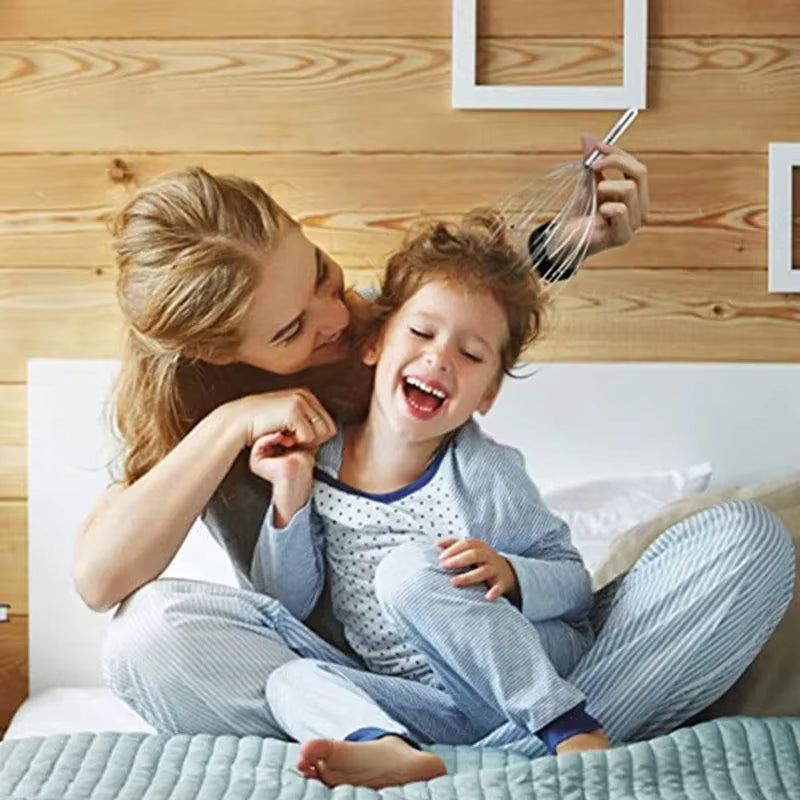 Scalp Massagers Octopus Head Massage Stainless Steel 12 Claw Scratcher for Deep Relaxation Hair Growth Stimulation Stress Relief