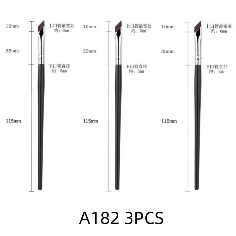 Upgrade Blade Eyeliner Brush Ultra Thin Fine Angle Flat Eyebrow Brush Liner Brow Place Makeup Brush Precise Detail Brush