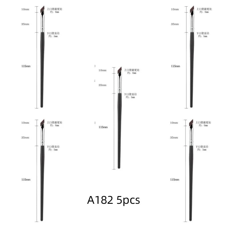 Upgrade Blade Eyeliner Brush Ultra Thin Fine Angle Flat Eyebrow Brush Liner Brow Place Makeup Brush Precise Detail Brush